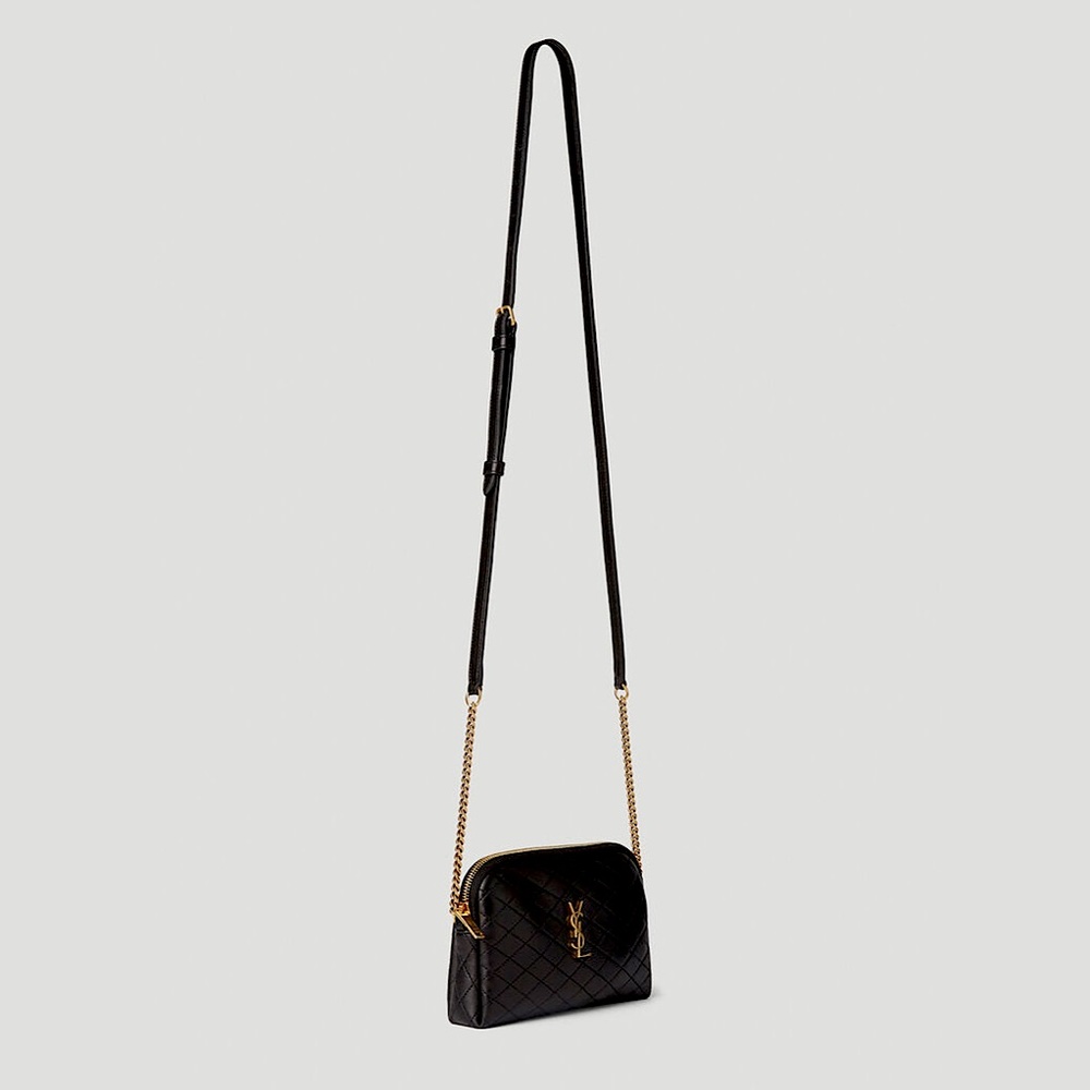 Brand new YSL Leather cross body in a smooth grain finish